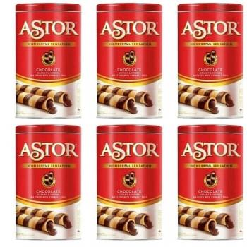 Astor Wafer Stik double chocolate Tin 330gr