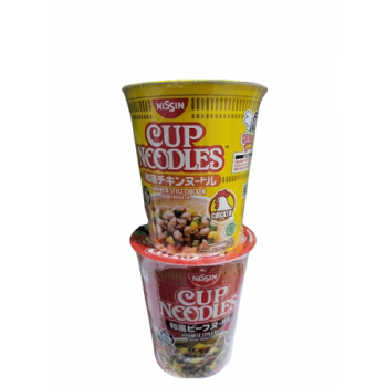 Nissin cup noodles japanese style chicken & beef