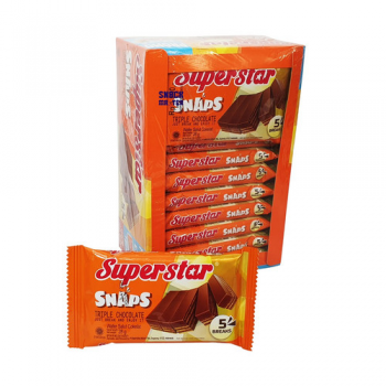 Superstar Snaps Triple Chococlate 28 gr